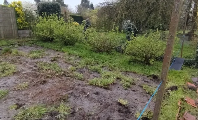 Réalisation d'un jardin chez un particulier à Feignies, Bavay, Le Jardin de Romain