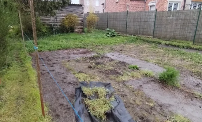 Réalisation d'un jardin chez un particulier à Feignies, Bavay, Le Jardin de Romain