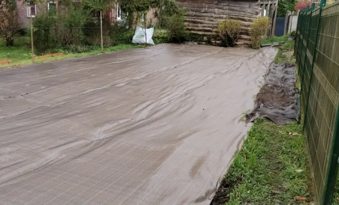 Réalisation d'un jardin chez un particulier à Feignies, Bavay, Le Jardin de Romain